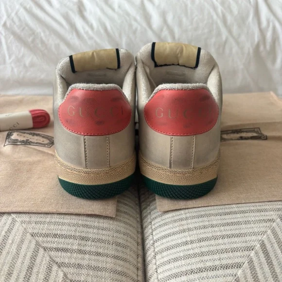 NIB! Gucci Screener Sneakers, size 40 - Picture 5 of 11